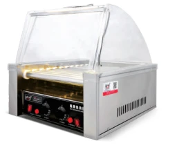 Onz Tib PC kouvri Hot Dog Roller Grill